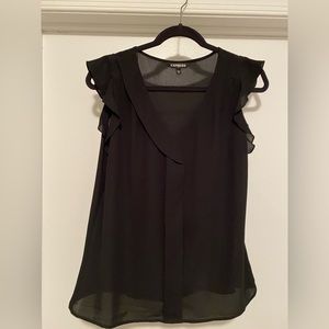 Sleeveless Sheer top